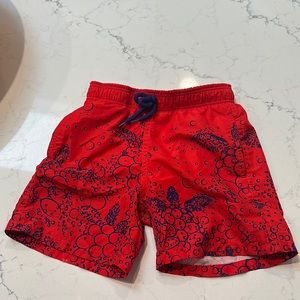 Red and blue vilebrequin boys bathing suit size 6